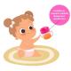 Brinquedo Infantil Cotiplás Soffy Babby Kit Alimentação Rosa